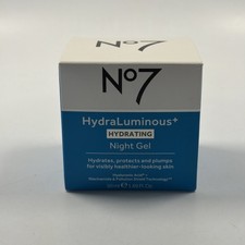 No7 HydraLuminous Hydrating Night Gel 50 ml / 1.69 fl oz NEW IN BOX Sealed