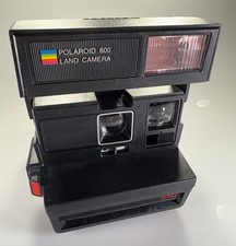 Vintage Polaroid 640 Land Camera Instant Camera Untested Black