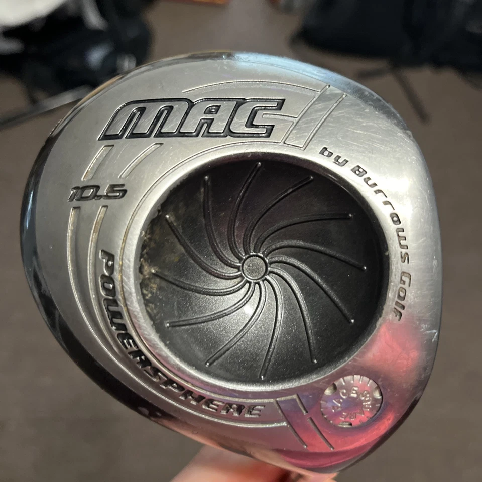 Controlador Burrows Golf Mac Powersphere Hotface 10,5° cara caliente con 65 gramos diestro Foto 3 de 4