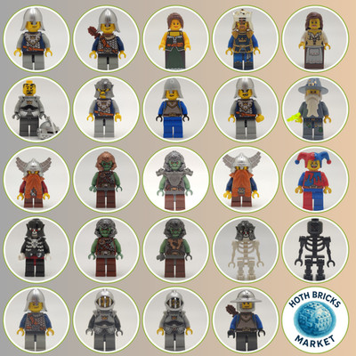 LEGO  Castle - Fantasy Era & Kingdom Minifiguren (Ritter, Skelette) zur Auswahl