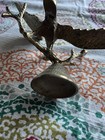 Vtg Brass Eagle on a Branch Sculpture Vintage Bird Statue 10” Wingspan Figure — photo 5