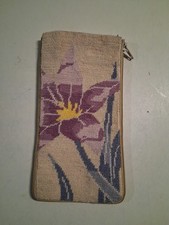 Vintage Embroiderd Eye Glasses Case