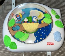 Vtg 2004 Fisher-Price Flutterbye Dreams Lullaby Birdies Soother Crib Toy Works