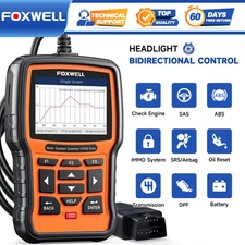 Foxwell NT510 Elite For GM Bidirectional Car OBD2 Diagnostic  Scanner TPMS SAS