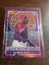 2021 Panini Chronicles - Overdrive Keibert Ruiz #5 Purple Velocity (RC)