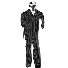 NWT Adult Costume JACK SKELLINGTON Costume Bodysuit Pajama Adult Cosplay XL