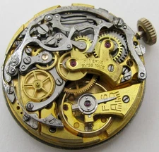 Minerva chronograph watch  17 j. movement in working order for project or parts