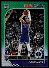 Justin James 2019-20 Hoops Premium Stock #244 Kings Insert ? SEE SCAN! FREE SHIP