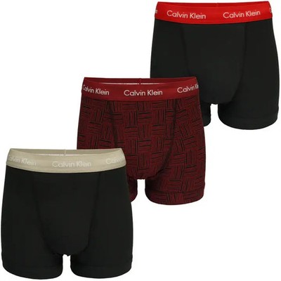 Calvin Klein Herren - 3er Pack Limited Edition Boxer - Schwarz mit Karomarker