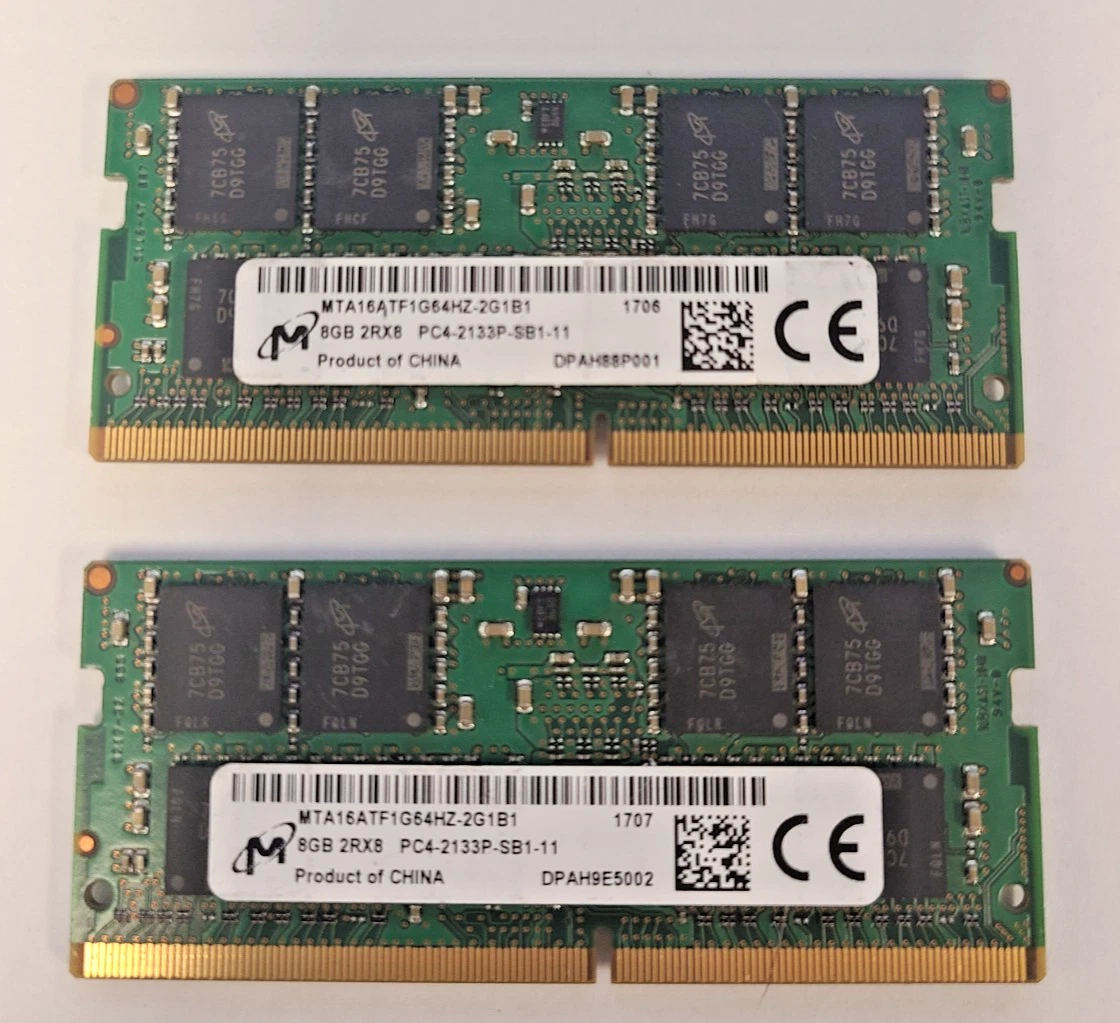 PC4-17000 (DDR4-2133) Bus Speed 16 GB Total Capacity DDR4 SDRAM