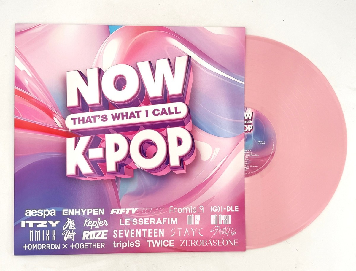 NOW THAT'S WHAT I CALL K-POP Exclusive Limited Pink Vinyl 2024 NOW THAT'S WHAT I CALL K-POP Exclusive Limited Pink Vinyl 2024