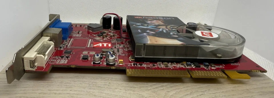 UNTESTED* ATi Radeon X1300 Pro AGP 256M Graphics Video Card S/N 180619 022792 - Image 4 of 4