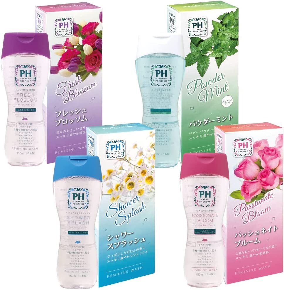 SET 4 PACKS PH Japan Premium Feminine Wash 150ml From Japan Free