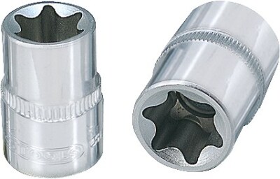 KS TOOLS 1/4'' CHROMEplus Torx-E-Stecknuss, E10