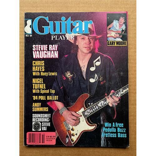 STEVIE RAY VAUGHAN/STEVE VAI GUITAR PLAYER MAGAZINE OCTOBER 1984 - STEVIE RAY VA