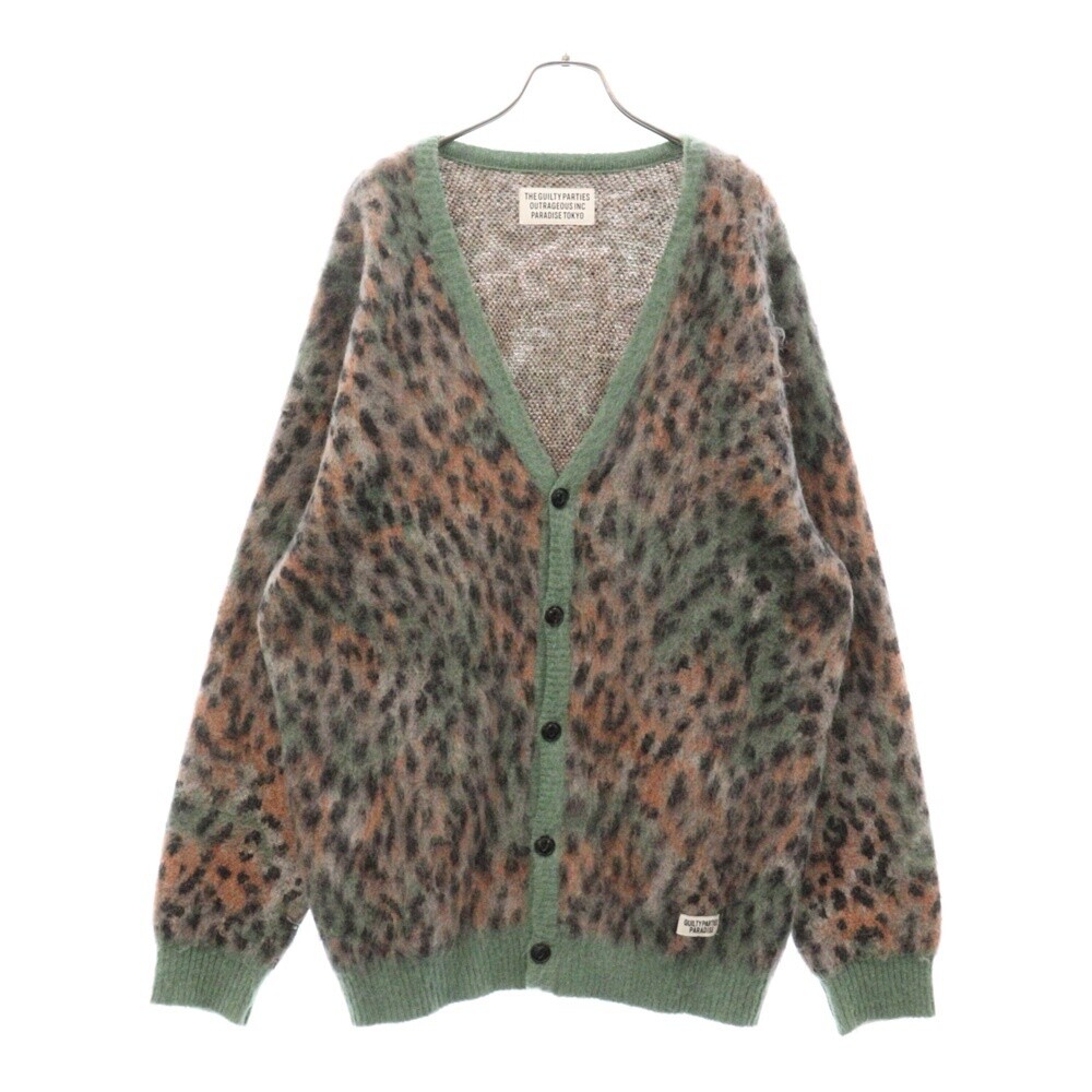 WACKO MARIA 21AW LEOPARD MOHAIR CARDIGAN Leopard Mohair Knit WACKO MARIA 21AW LEOPARD MOHAIR CARDIGAN Leopard Mohair Knit