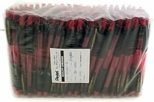 NEW Pentel Click-N-Go Ballpoint Pen RED Ink  Barrel BULK 144-pcs BK450-BBR