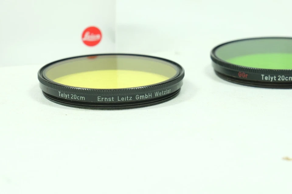 Ernst Leitz Leica Wetzlar Telyt 20cm 200mm 48mm YELLOW and GREEN - Image 4 of 4