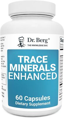 Mineral Supplement 60 Capsules With Zinc Copper Iodine For Optimal Health