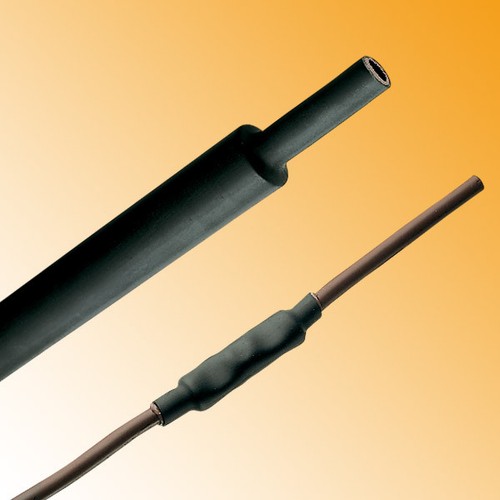 Tubo Termoretraibile NERO 3:1 Con COLLANTE, Metraggio 3,2-25,4 Mm - Foto 2