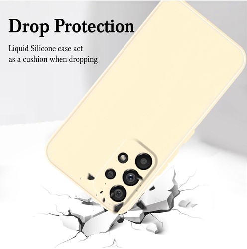 Custodia telefono silicone liquido per Samsung Galaxy S22 Note 20 A13 A53 A52S custodia gel - Foto 30 di 120