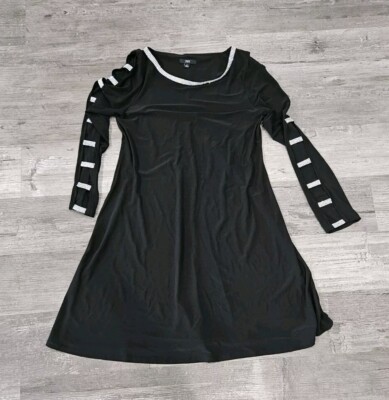 Womens S Black Dress Cut Out Sleeves Embellished with Rhinestones JBS Flowy | eBay Womens S Black Dress Cut Out Sleeves Embellished with Rhinestones JBS Flowy | eBay