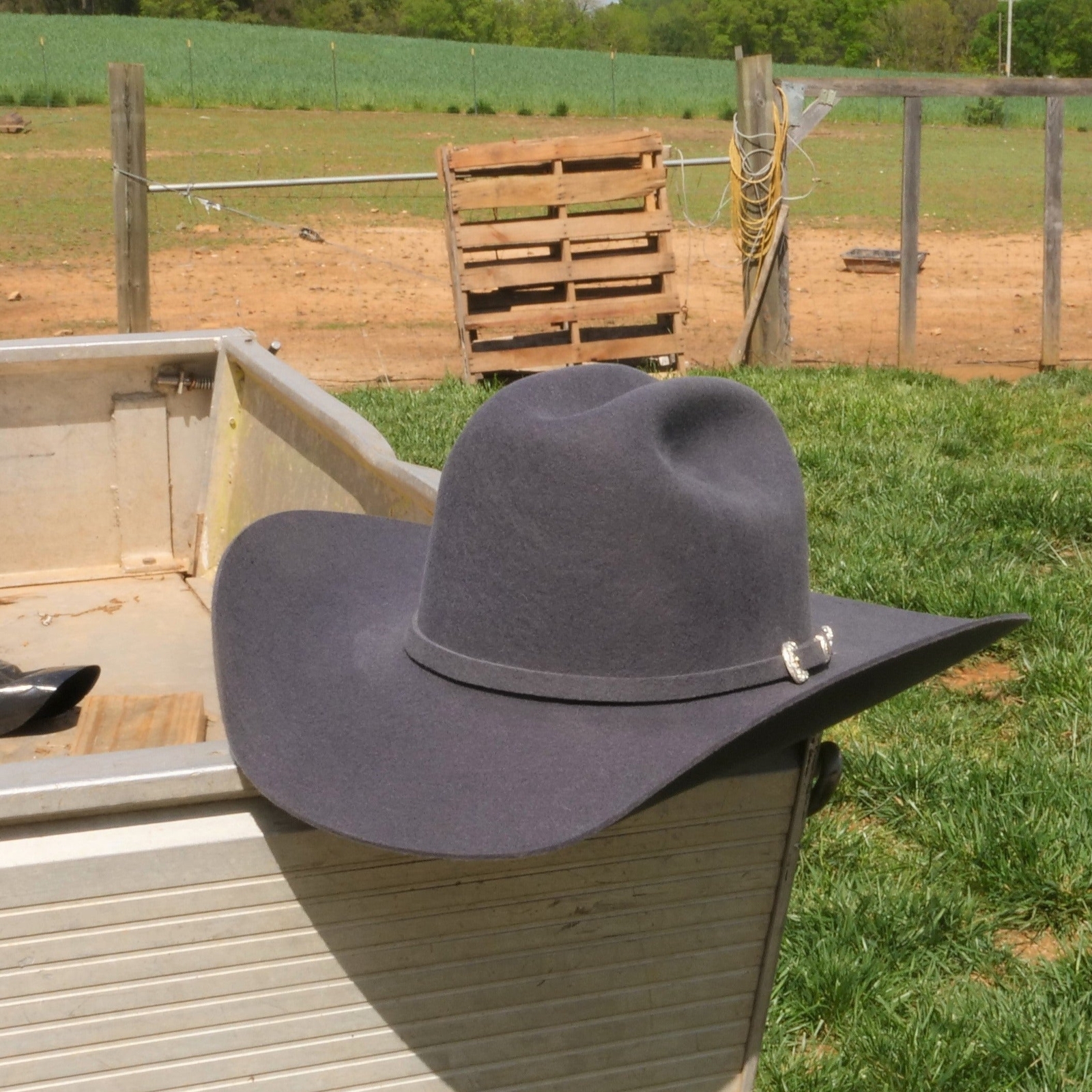 Stetson 4x Western Cowboy Hat Brenham Grey eBay