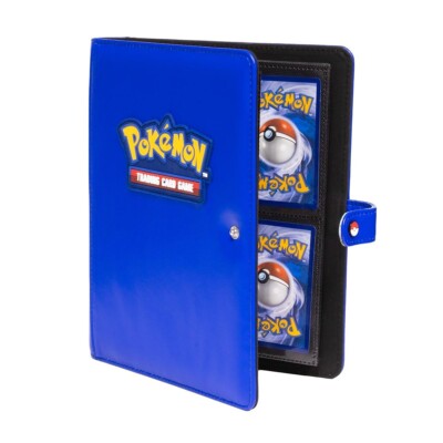 Ultra PRO Pokemon 4-Pocket Premium Snap Binder - BLUE - 160 Karten Album NEU