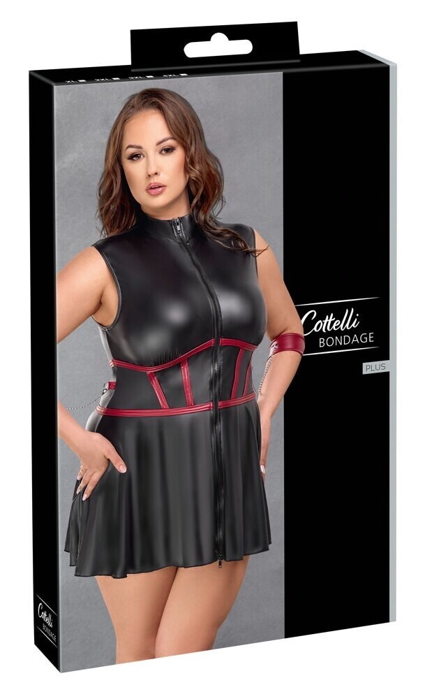 ROPA ERÓTICA FETISH TALLAS GRANDES MUJERES CURVY XL DRESS COTTELLI BONDAGE