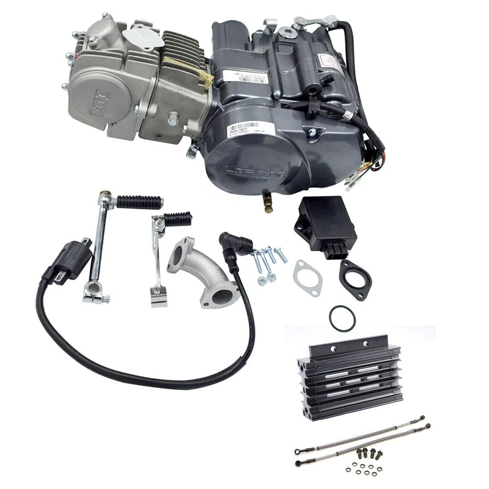 Kit de motor Lifan 150cc + enfriador de aceite para ATC70 CRF50 XR70 CT110 Apollo 140cc Foto 2 de 4