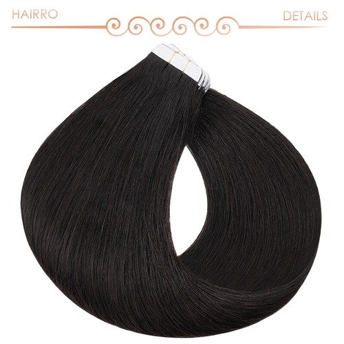 Tape In 100% Real Human Hair Extensions Skin Wefts 9A Thick Double Drawn Seamles - Picture 18 of 56