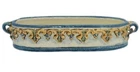 Ceramic Caltagirone Planter Oval Box for Succulent Herbs Vases
