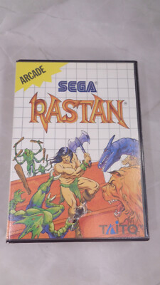 Rastan (Sega Master System, 1988) by Taito, TESTED, WORKING