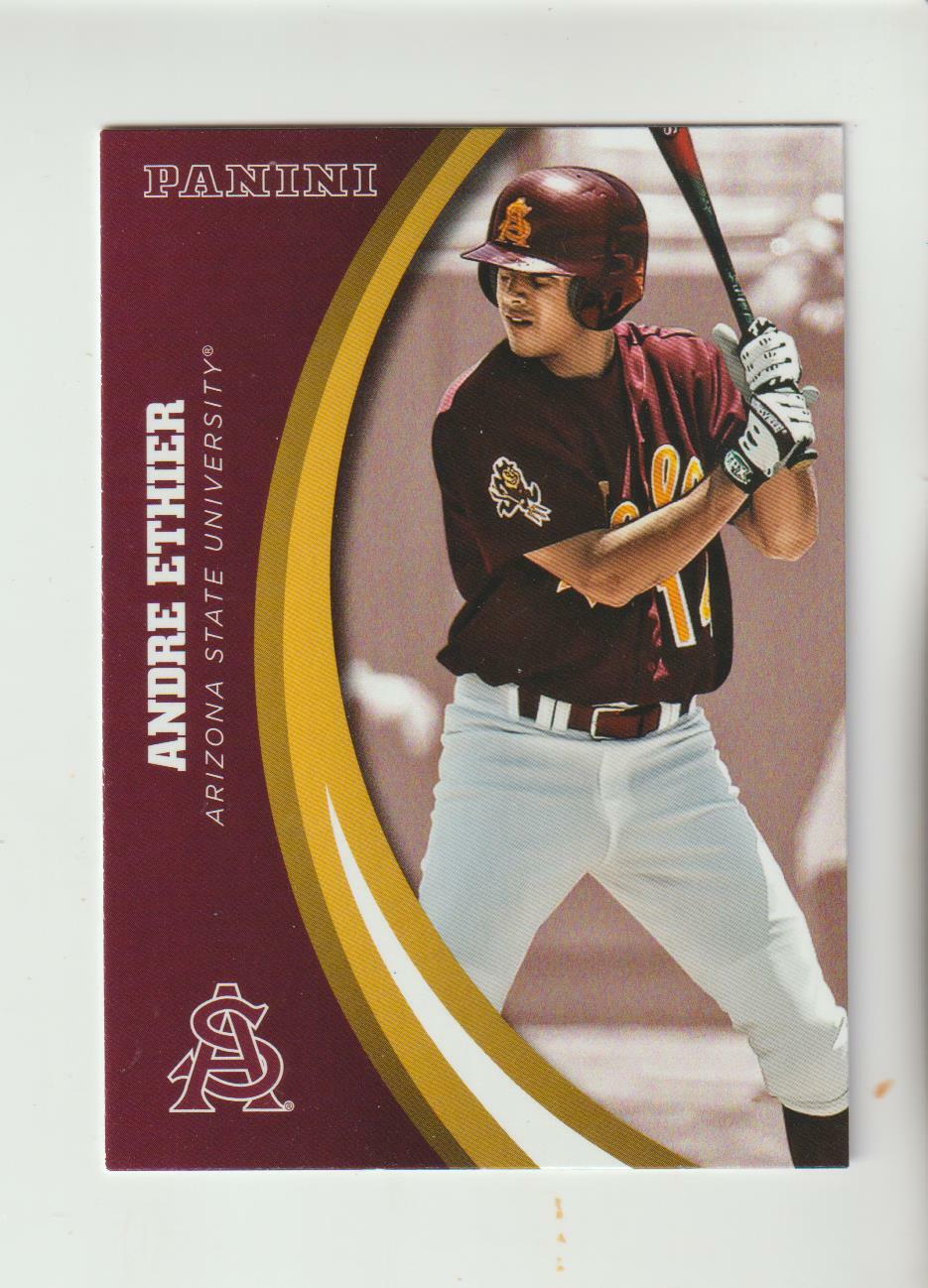 2015 Panini Arizona State Sun Devils #34 Andre Ethier card, Los Angeles Dodgers