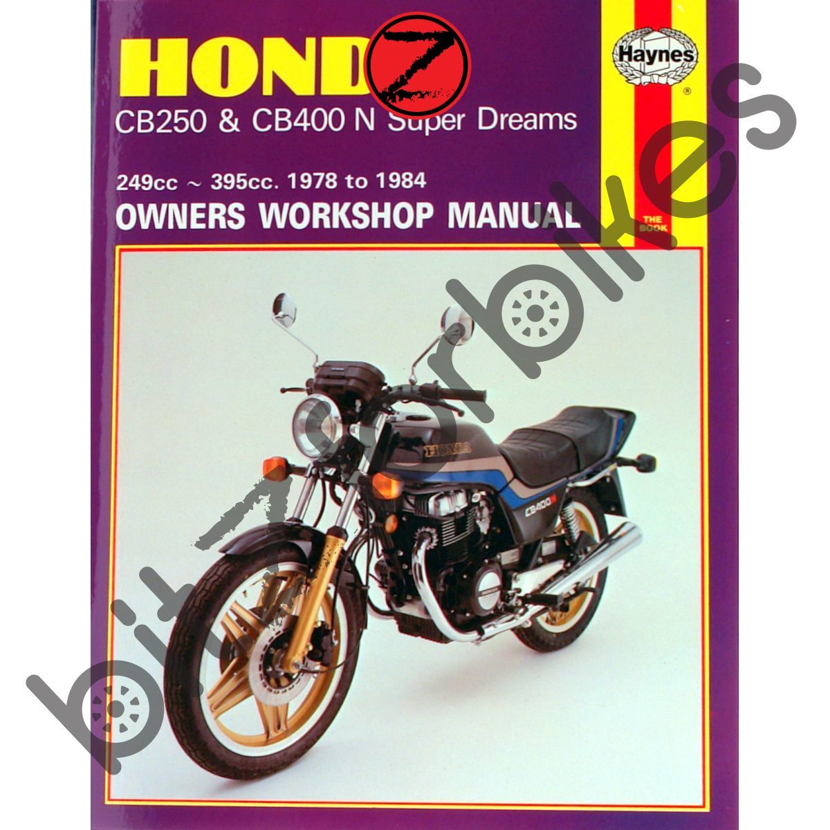 Honda Cb250 N Cb400n Super Dreams Haynes Workshop Service Manual ...