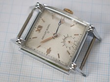 Ernest Borel Neuchatel Antique Art Deco Swiss Made 1940-for repar-25x25mm (39mm)