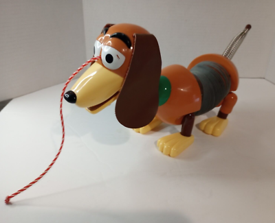 Disney Pixar 1999 Toy Story 2 Vintage Slinky Dog Pull Toy By James