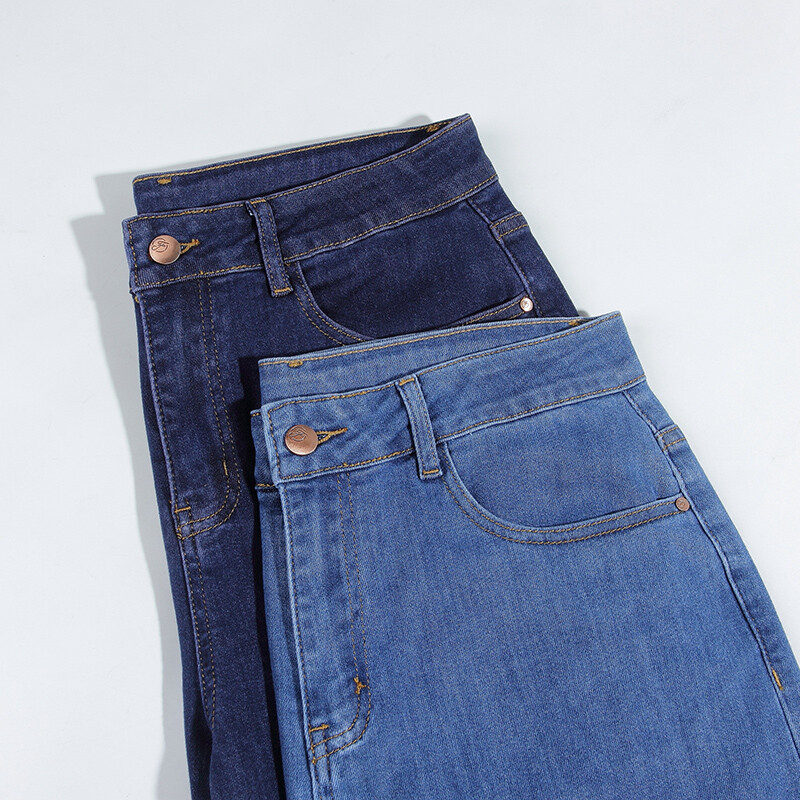 Men's Jeans Trousers Denim Pants Pocket Straight Leg Print Comfort Wearable Daily