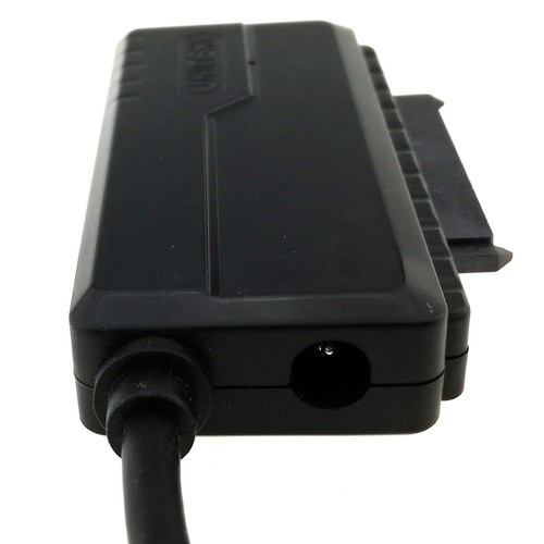 Hard Drive Exernal Adapter SATA to USB Cable 12V DC Port for PC 2.5 3.5 HDD SSD - Picture 4 of 10