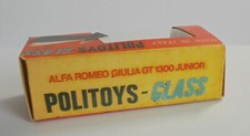 Repro Box Politoys -Vetro Alfa Romeo Giulia GT 1300 Junior
