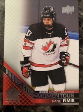 Pano Fimis  2022 team canada juniors prospectus momentous #PM-30