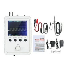 TFT Digital Oscilloscope Kit with Power Adapter and BNC-Clip Cable Probe DS0150