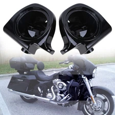2x 6.5" Speaker Pods For Harley Road King Touring 93-13 Vented Fairing Lower Leg