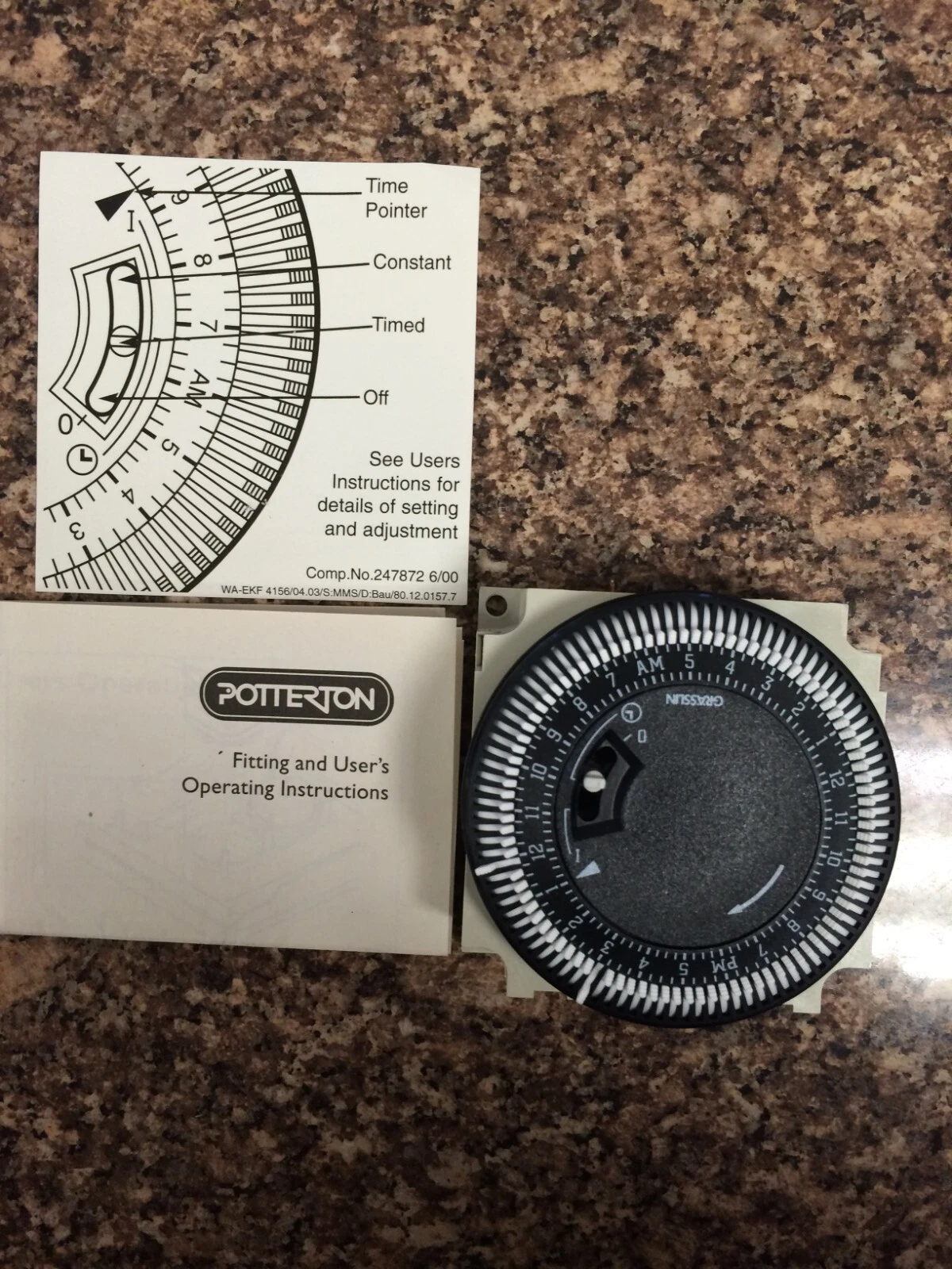 POTTERTON TIMER