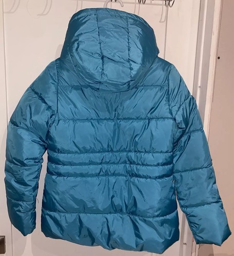 Wonder Nation Jacke Mädchen Jugend Extra Large blau Puffer Full Zip Hoodie Winter - Bild 2 von 9