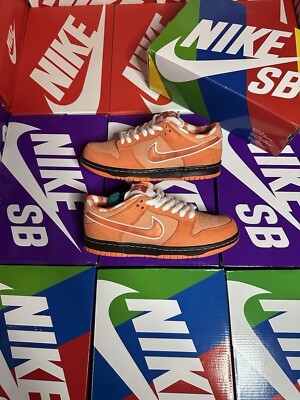 Size 4 - Nike Dunk Low SB x Concepts Orange Lobster