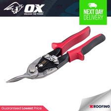 Ox Tools OX-P231001 Pro Aviation Snips with Holster Left Cut | Tiles Sheet Metal