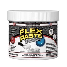 Flex Paste by Flex Seal Super Thick Rubber Paste 1 lb White PFSWHTR16 19.98 NEW
