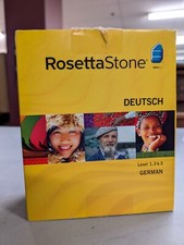 Rosetta Stone Deutsch German lev 1 2 3 Software  Audio Companion no mic 240925