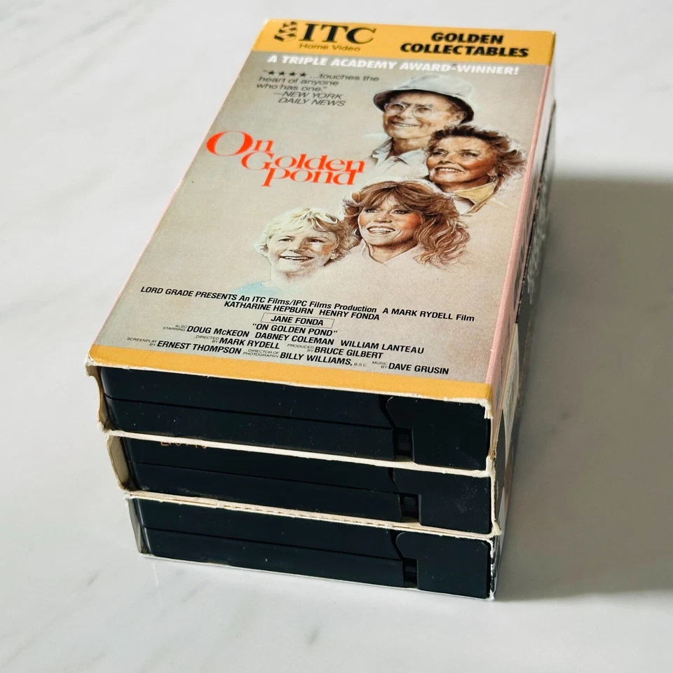 VHS - Lot of 3 - On Golden Pond - Return To Snowy River - The English Patient - Image 4 of 4